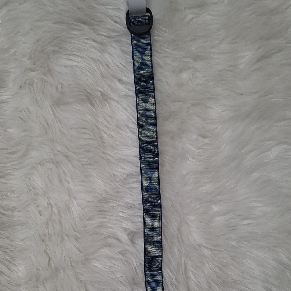 Blue Patterned Women's Belt